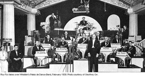 Roy Fox with the Jay Whidden band. Melbourne 1946